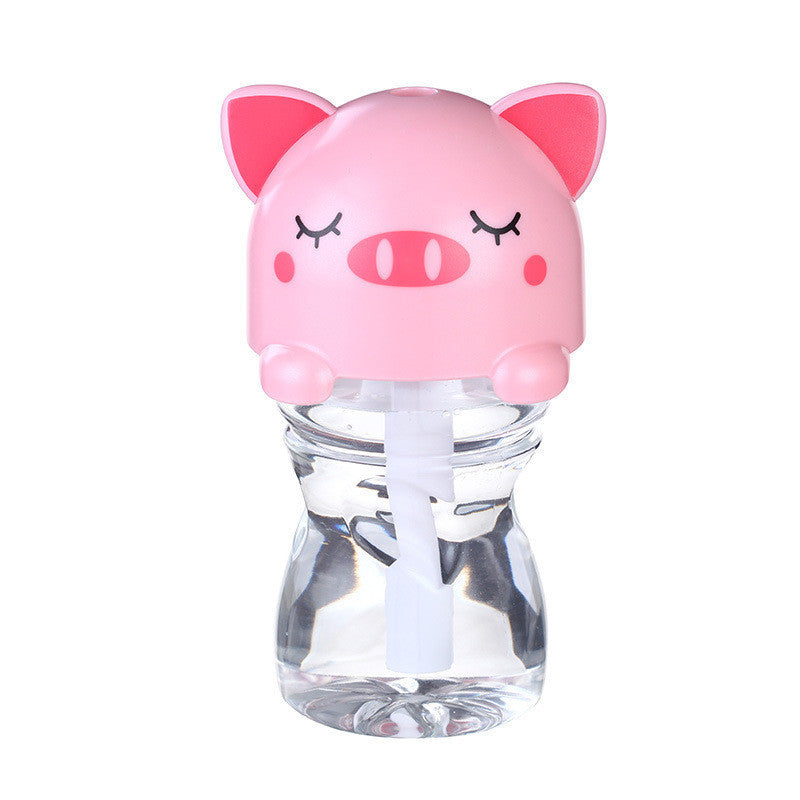 USB Mini Cartoon Bottle Humidifier Ultrasonic