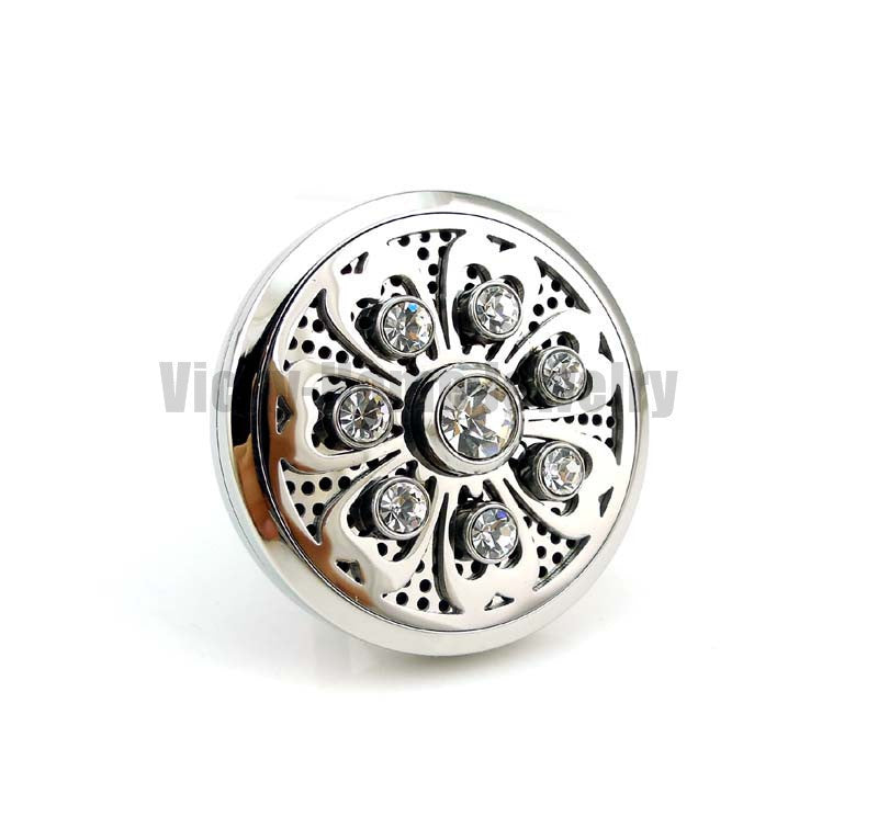 New Silver Lotus (38mm) Magnet Diffuser Stainless