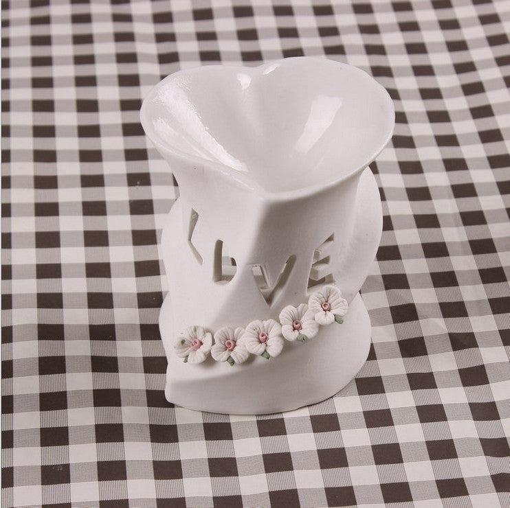 Home Small Size Porcelain Glazed Aroma Burner